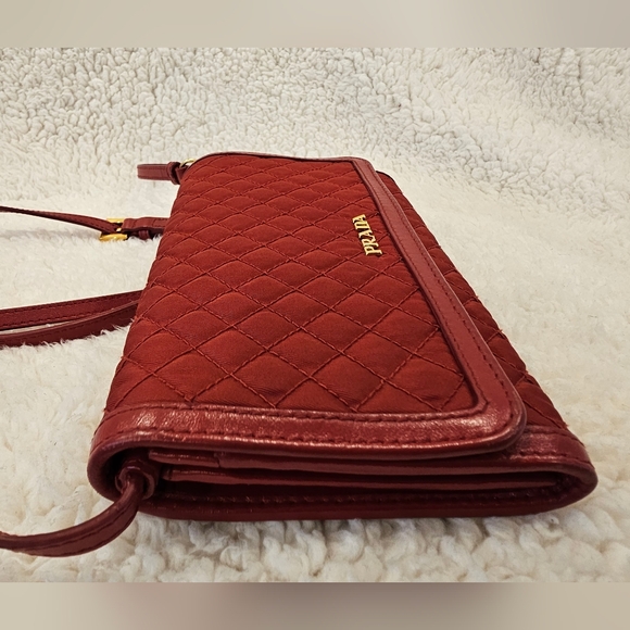 Prada Pre-loved Impuntu Tessuto Wallet On Strap - Picture 5 of 7
